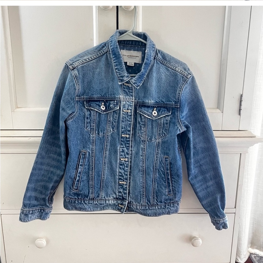 Anthropologie Blue Denim Jacket